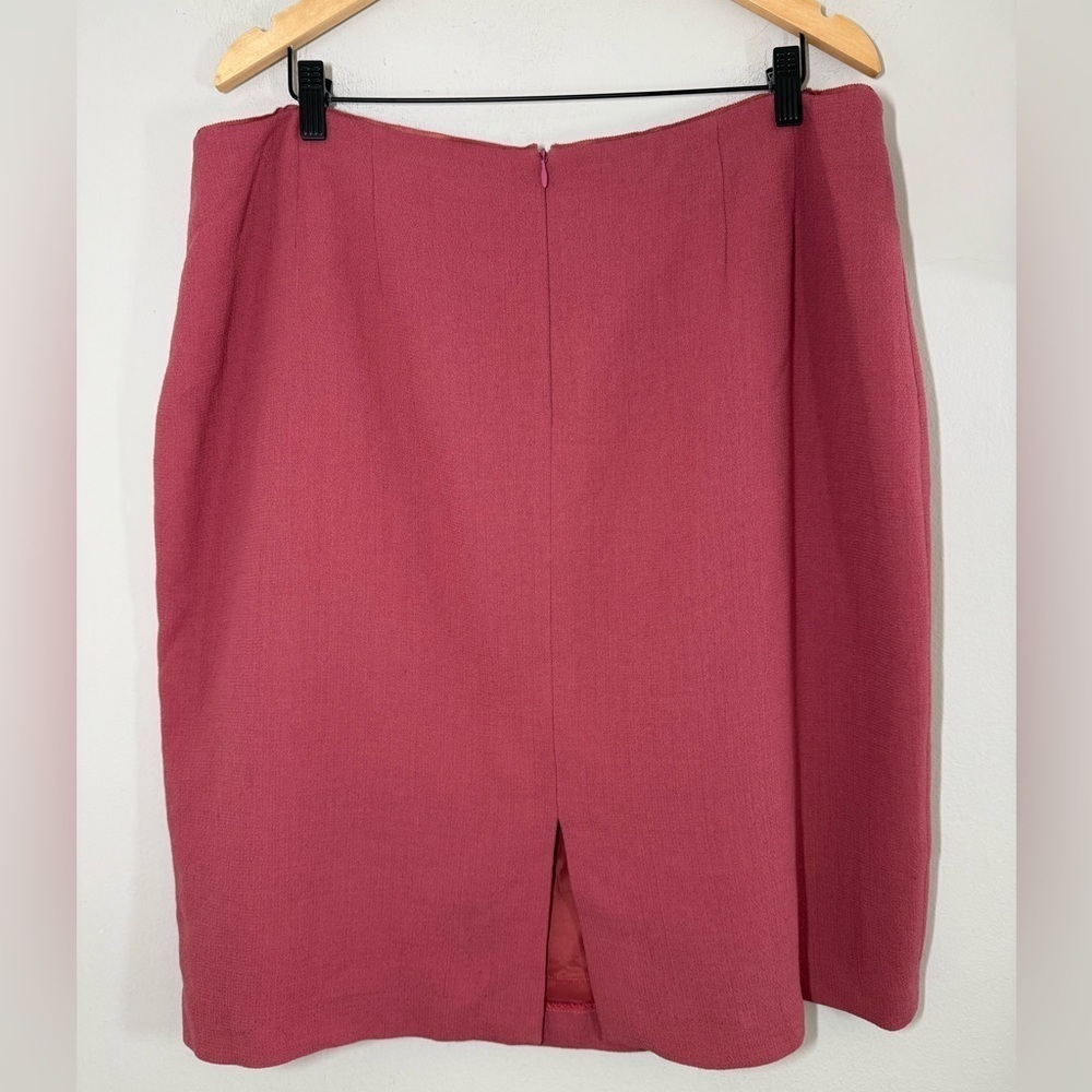 LAFAYETTE 148 New York 100% Virgin
Wool Cherrywood Skirt size 18 - Picture 3 of 9